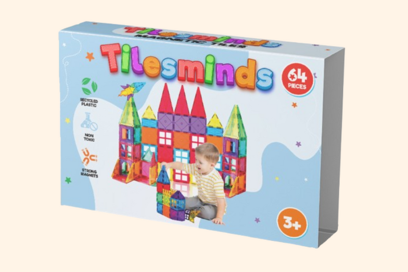 Magnetic Tiles 64 Stuks